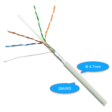 High quality 28AWG Slim FTP Cat.6A LAN Ethernet Cable Shielded Network Installing Cable